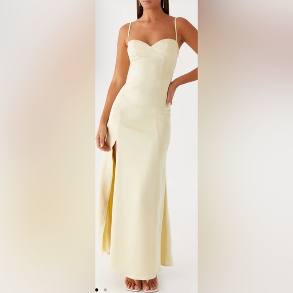 Peppermayo Butter Yellow Maxi Dress - Picture 1 of 4